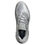 Men`s Barricade 13 SE Tennis Shoes Silver Metallic and Dash Grey - Image 5