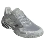 Men`s Barricade 13 SE Tennis Shoes Silver Metallic and Dash Grey - Image 10