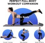 Resistance Bands Set for Home Gym – 5 Stackable Exercise Bands, Handles, Door Anchor, Ankle Straps & Bag – Full Body Workout & Physical Therapy Kit - Image 6